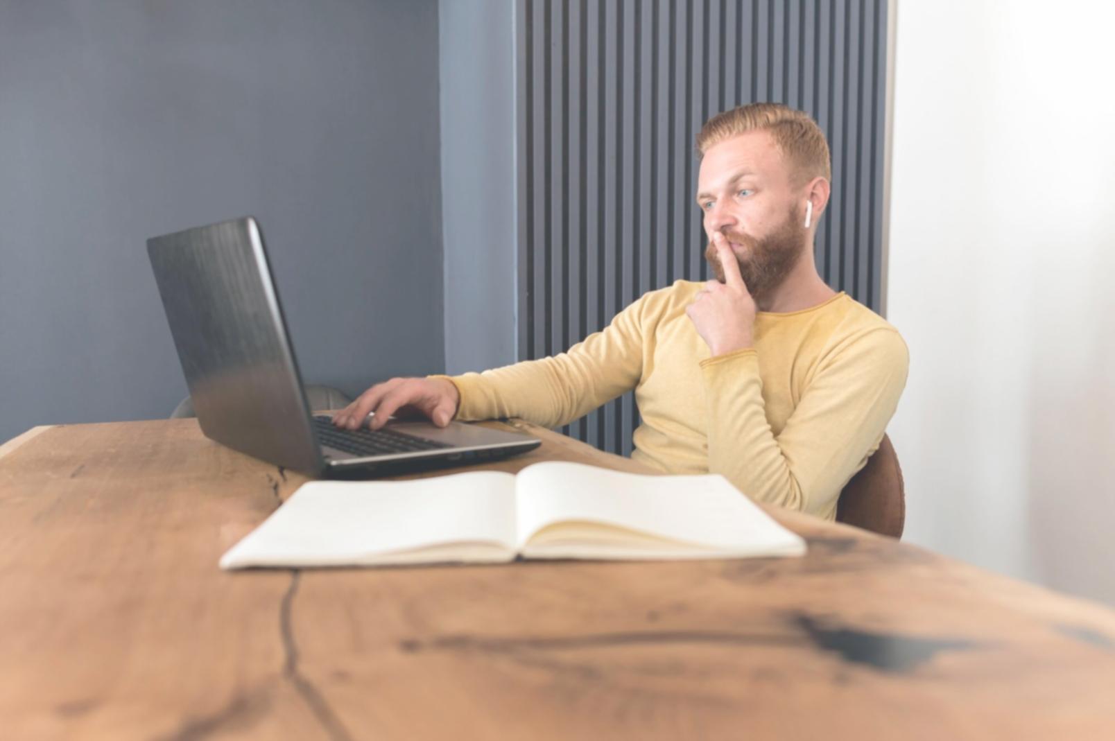 Financial planning workspace with analysis documents