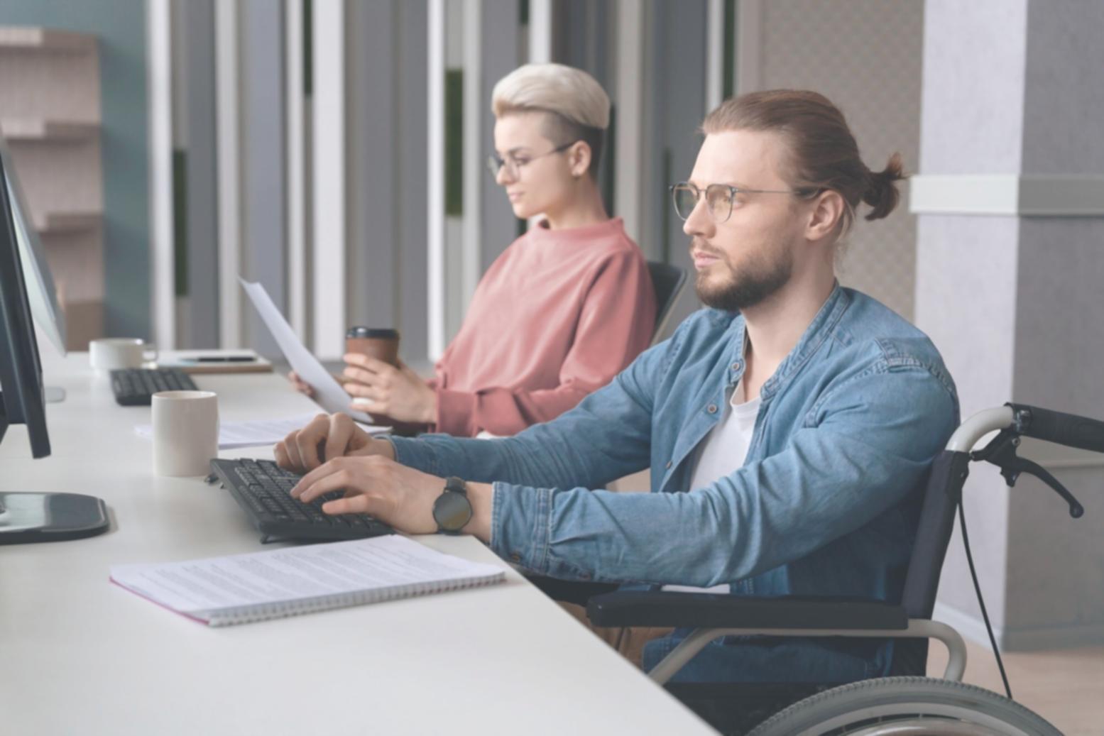 Financial analysts reviewing model outputs during training session